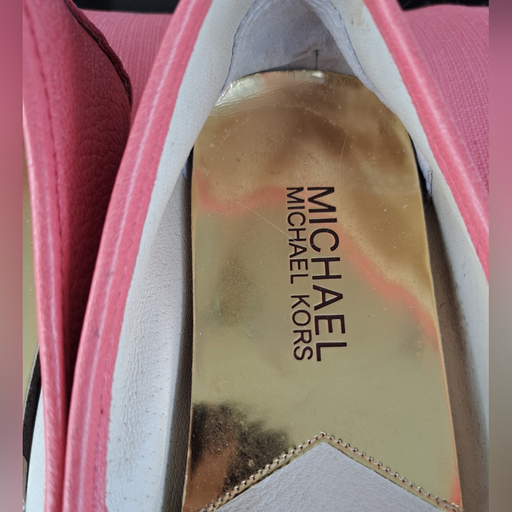 Michael Kors Pink Loafers - Picture 5 of 6